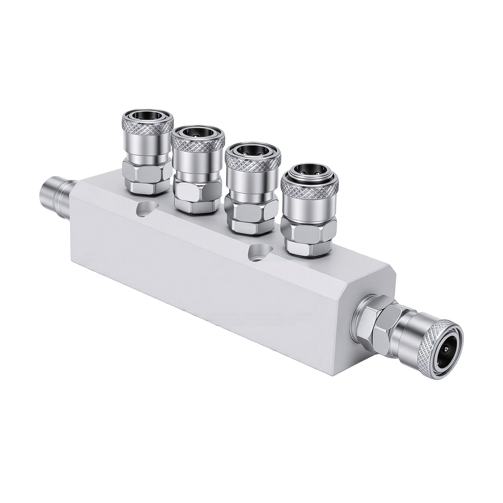 Distribuidor de Aire Neumático Colector de 4 Vías con Rosca G1/2