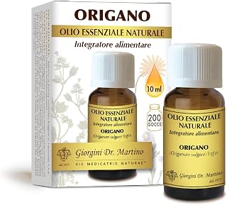Dr Giorgini ORIGANO olio essenziale naturale - 10 ml (olio essenxiale di origano puro...