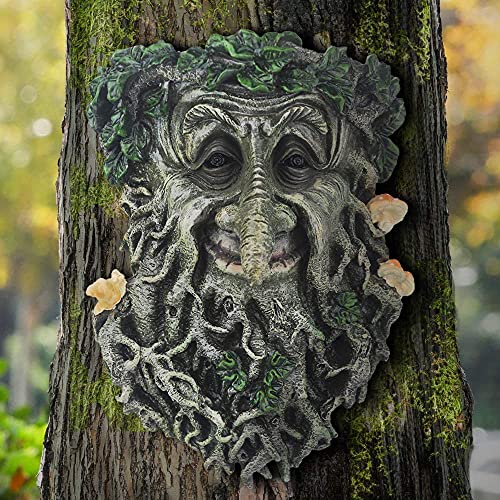 AGDLLYD Baum Gesichter,Lustige Gartendeko Figuren,Baumgesicht Alter...