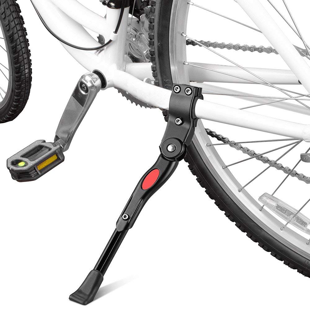 Generic Bicycle Kickstand, Bike Aluminium Alloy Adjustable Side Kick Stand Rear Mount Stand for 22" 24" 26" 700c Tire Cycling Mountain Road Bike Bicycle Black (B0D1YCXFB1) Amazon Price History, Amazon Price Tracker