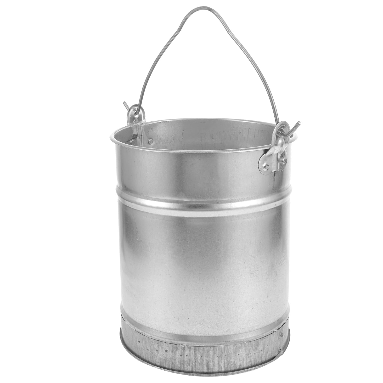 Veemoon Secchio D'acqua in Ferro Spesso da 5 Litri Manico Portatile, Secchio Multiuso la Casa e Giardinaggio, Contenitore Robusto e Facile da Pulire, per Dormitori e Pulizie Domestiche