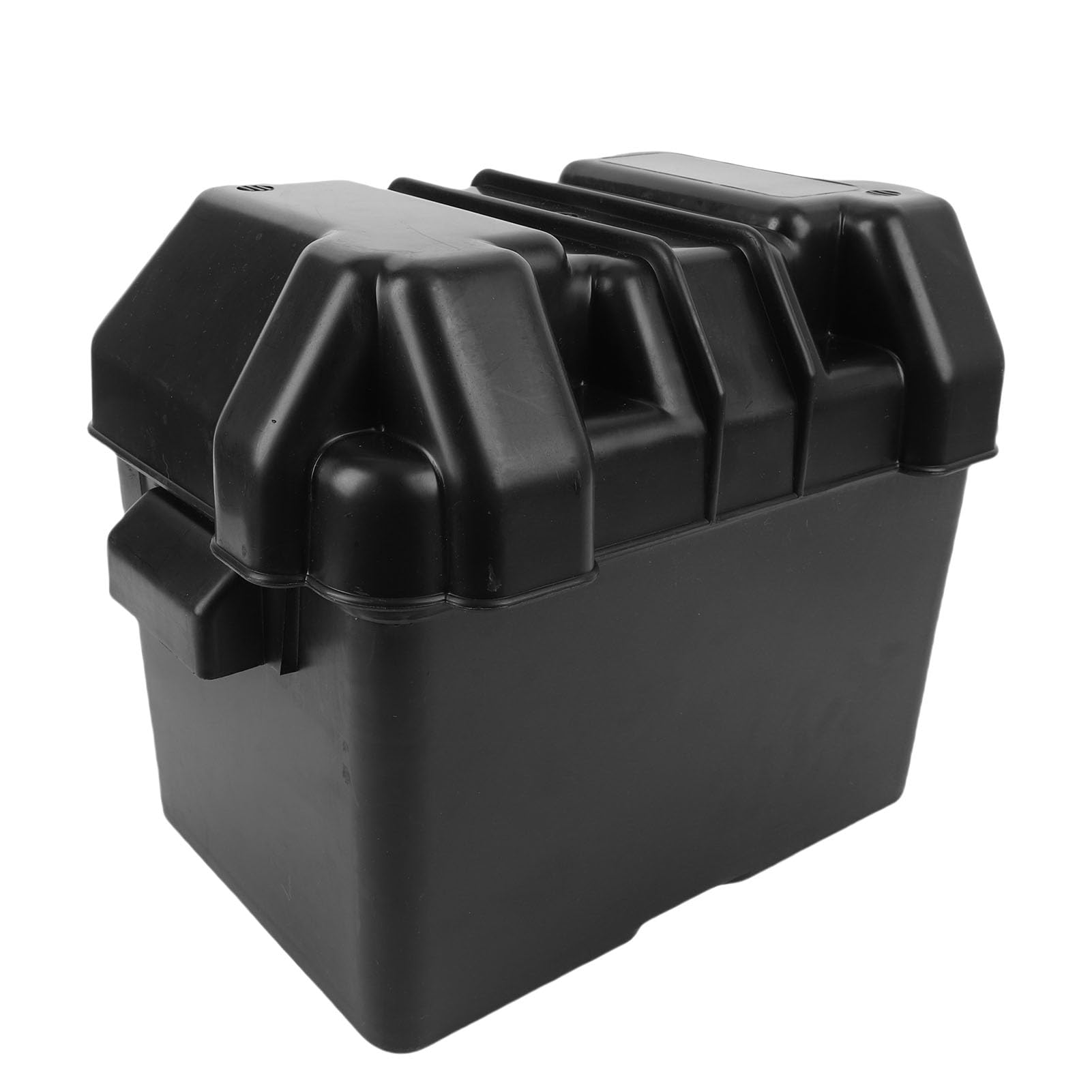 RV Box Batteria, Custodia per Batteria 12 V per Auto, Yacht, Rimorchi con Cinghie e Hardware, Ideali per Batterie <275x185x195 Mm, Materiale ABS, Facile Installazione