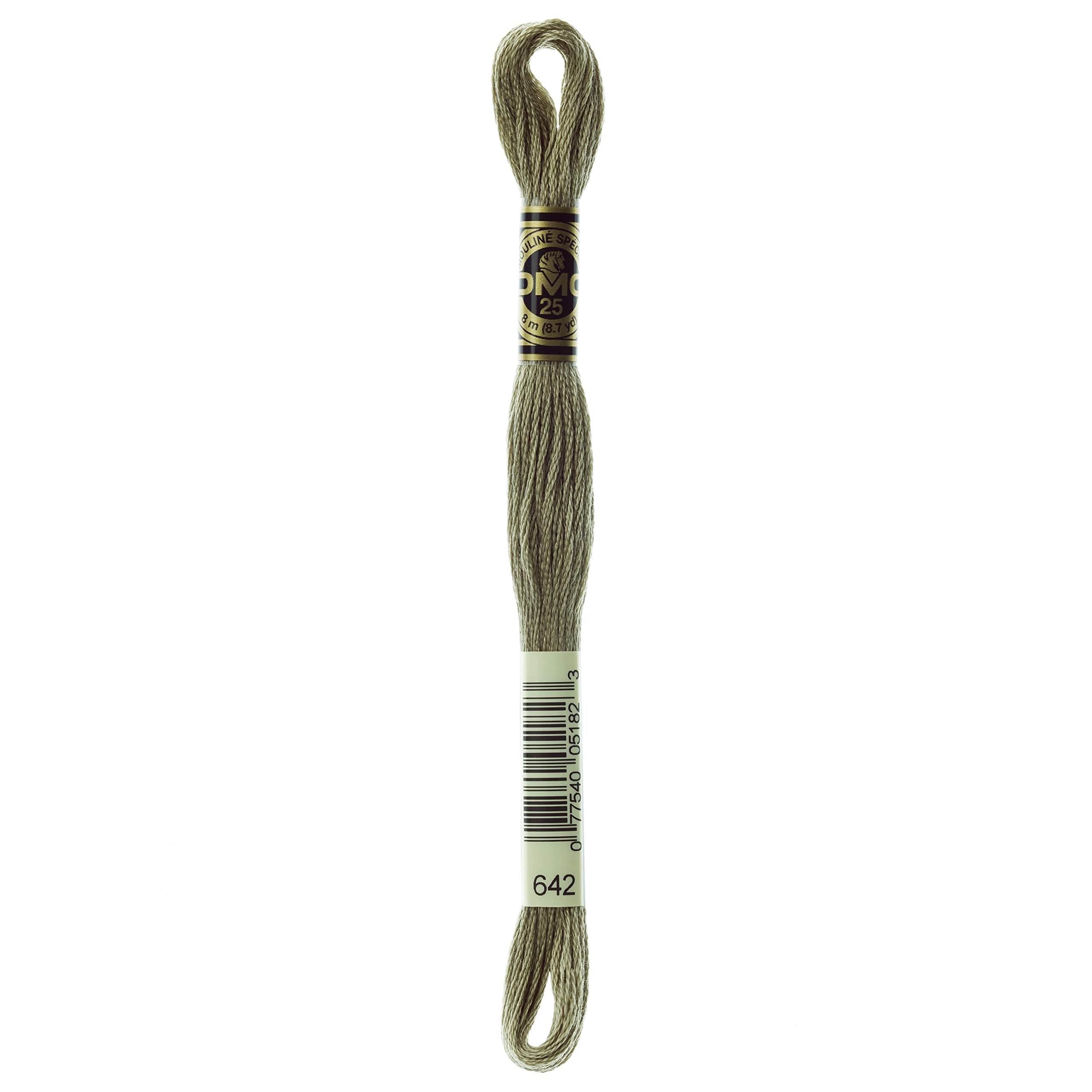 DMC 6-Strand Embroidery Cotton Floss, Dark Beige Grey