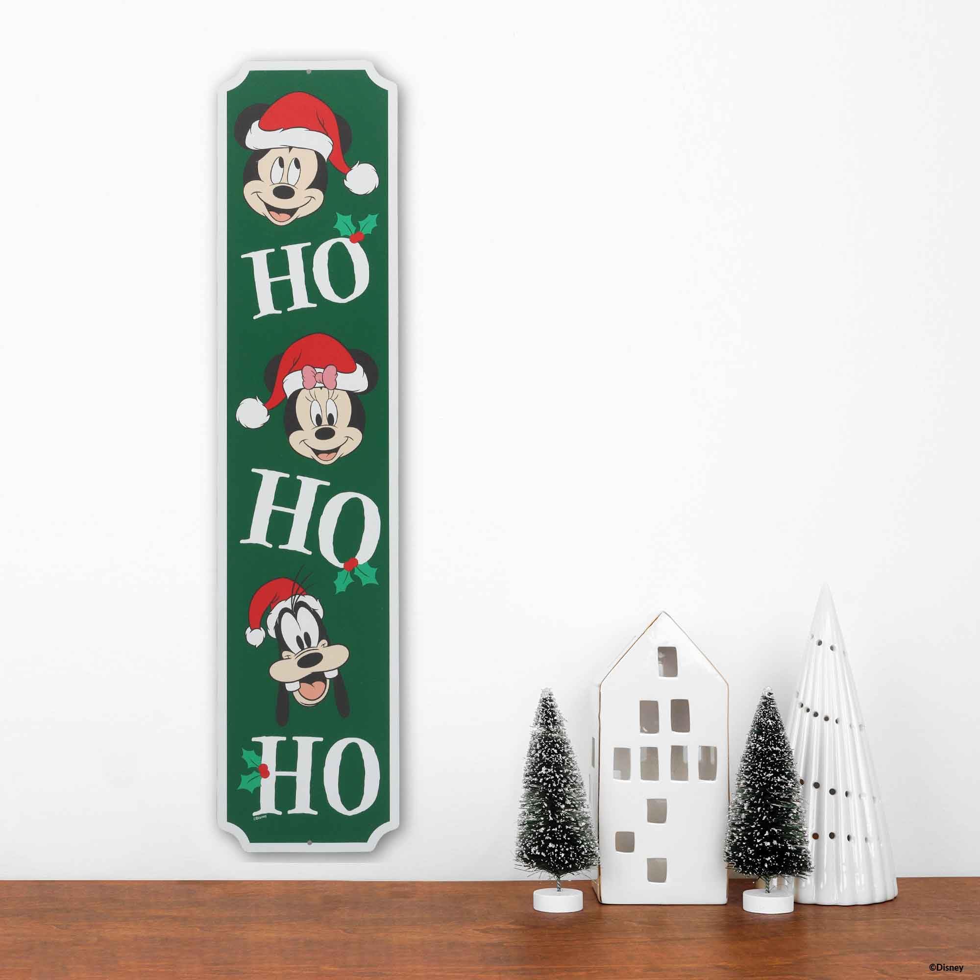 Amazon.com: Disney Mickey Mouse, Minnie and Goofy Ho Ho Ho Metal