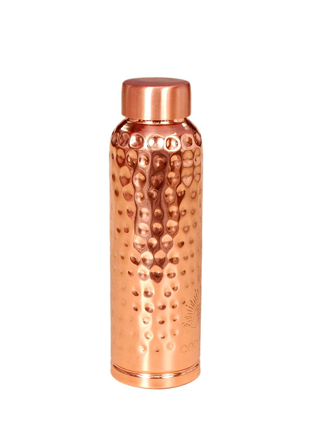 Copper-Master: Leak Proof Ergonomic Design Matt Finish Pure Copper Bottle, Storage Water, 900 Ml
