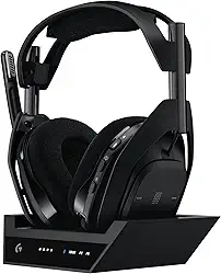 Headset Gamer Sem Fio Logitech G Astro A50 X LIGHTSPEED + Base Station, Com Conexão Bluetooth e HDMI 2.1 Passthru, Tecnologia PLAYSYNC, Compatível Com Xbox Series X|S, PlayStation, PC/Mac - Preto