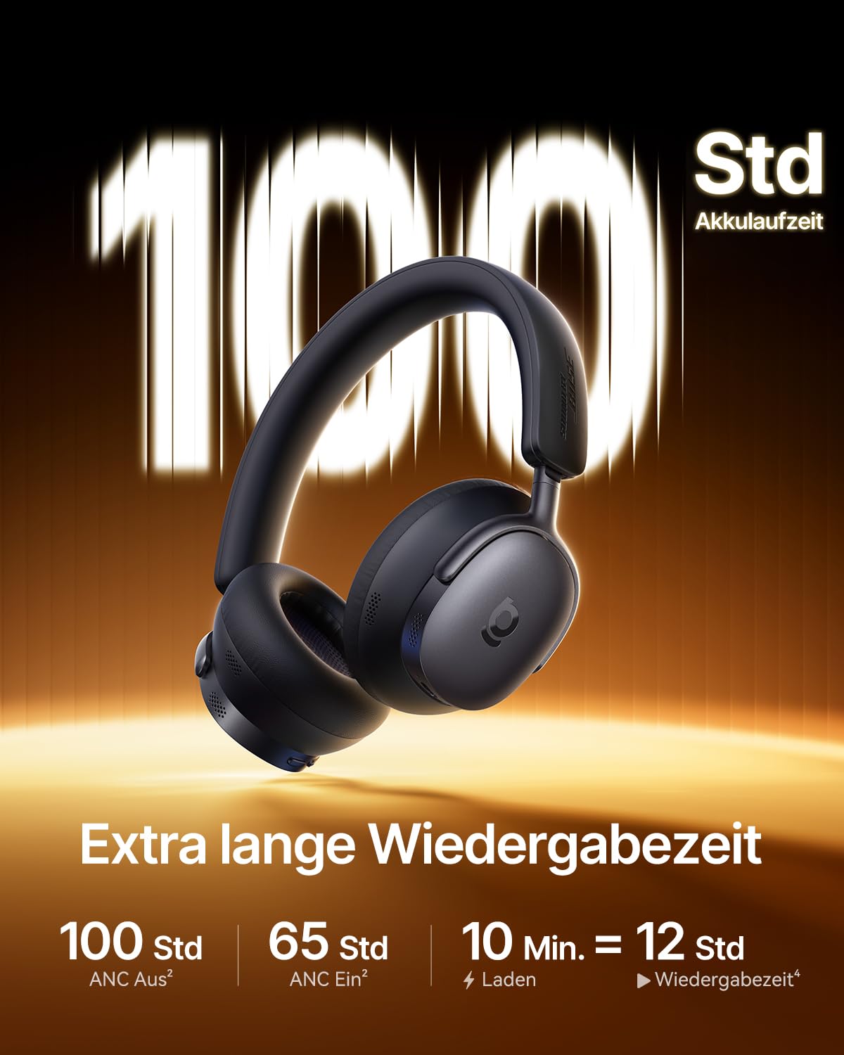 Baseus Inspire XH1 Over-Ear Kopfhörer mit Noise Cancelling -48 dB, Sound by Bose, Cloud-Komfort, Dolby Audio & Hi-Res für Unglaublich Dynamischen Sound, 100 Std. Spielzeit, Bluetooth 6.1, 5 Mikrofone