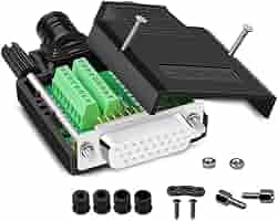 【新品未開封】CONNECTED OVER THE DIMENSION uxcell D-sub Connector Male Plug 26-pin 3-Row Port Terminal