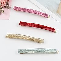 Vista 3 de MIAO JIN 14 piezas de pinzas para el pelo de color puro Bobby pins de acetato, horquillas, accesorios para el cabello, pinzas para el cabello