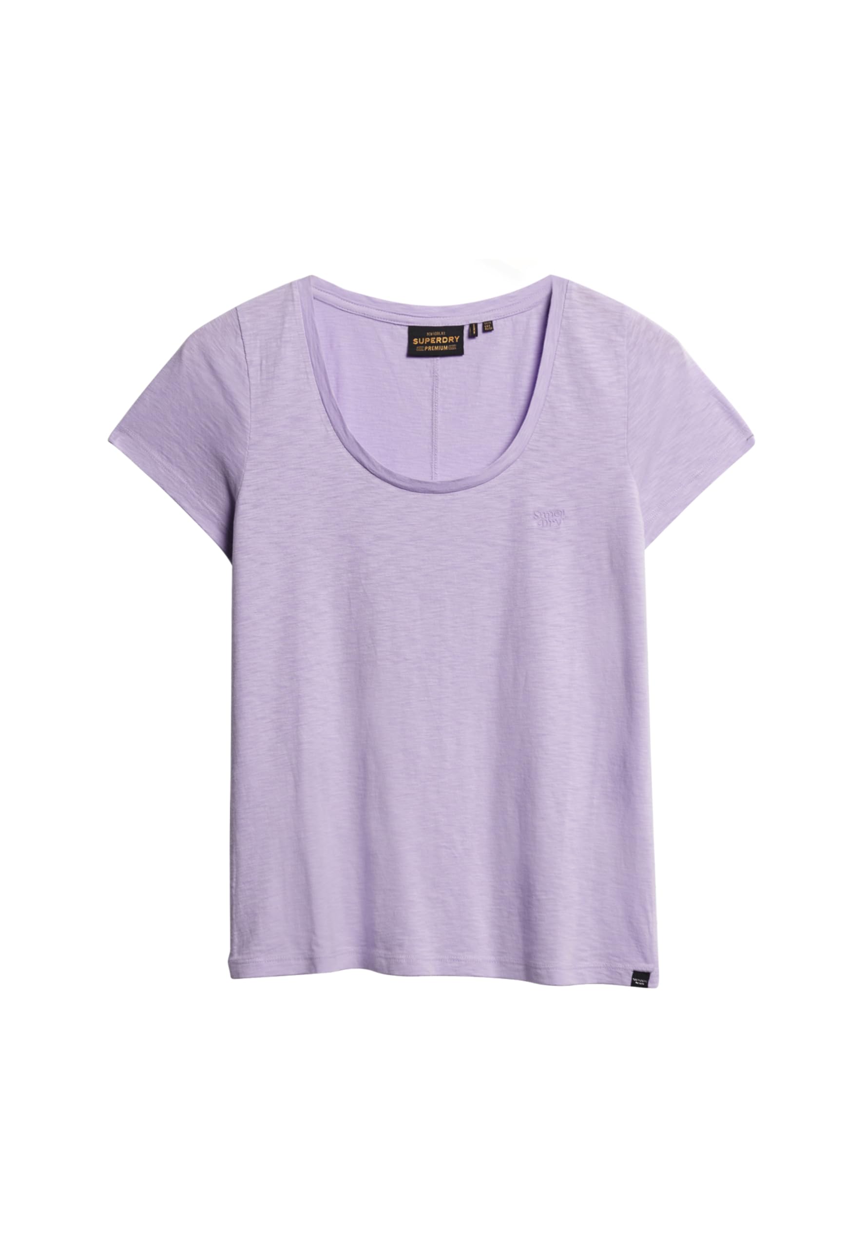 Superdry Scoop Neck tee W1011381A Light Lavender Purple Size 12, Violet, 12 (M)