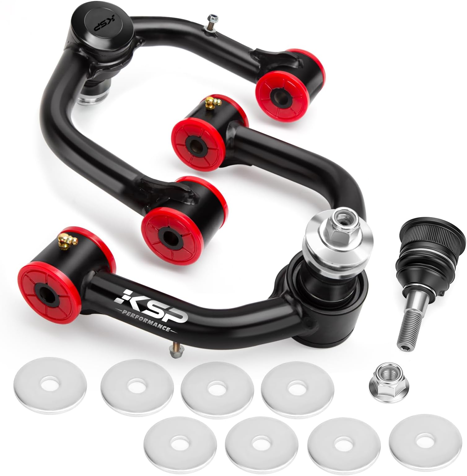 KSP Upper Control Arm for Tundra Sequoia, 2-4”Front Control Arms Compatible With Toyota Tundra 2000-20006&Sequoia 2001-2007, Aftermarket Adjustable Control arms Replacement for Factory/Stock A-arms