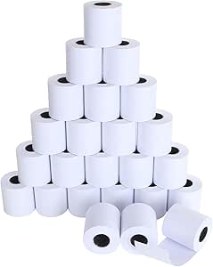 2 1/4" x 98 ft Adding Machine/Calculator Rolls Adding Machine Tape Paper Receipt Paper for Cash Registers, Printing Calculators