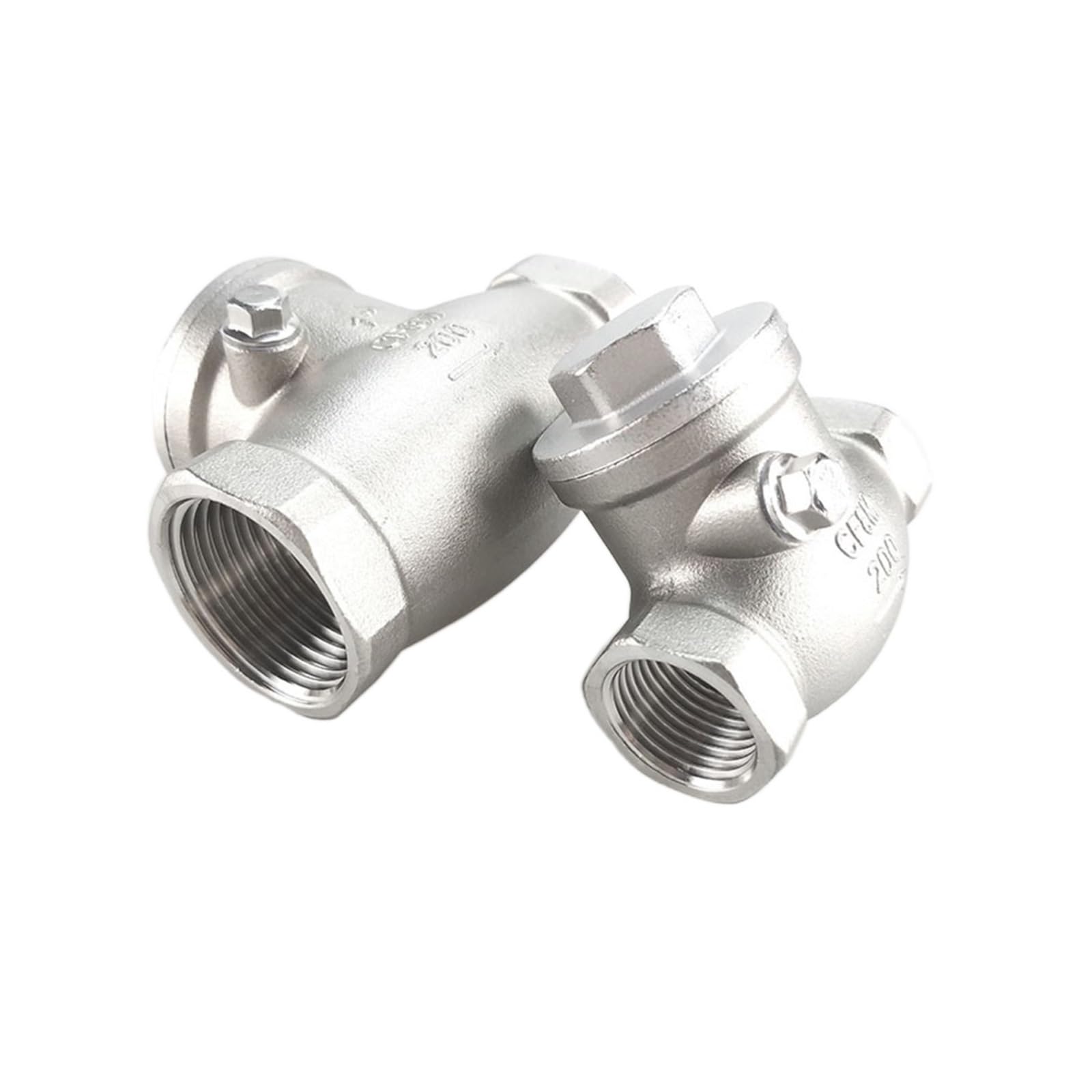 1 szt. Poziomy, zwrotny zawór ze stali nierdzewnej 304 z gwintem wewnętrznym 1/2 "3/4" 1" 1-1/4" （DN8-DN50）(DN32)