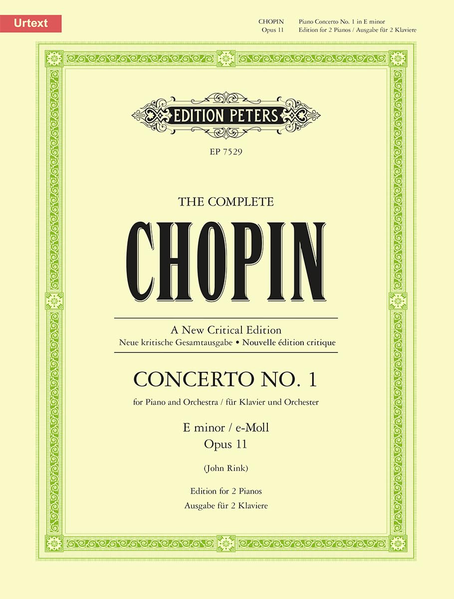 Piano Concerto No. 1 in E minor, Op. 11 Piano Piano Duet Music Chopin Edition Pe