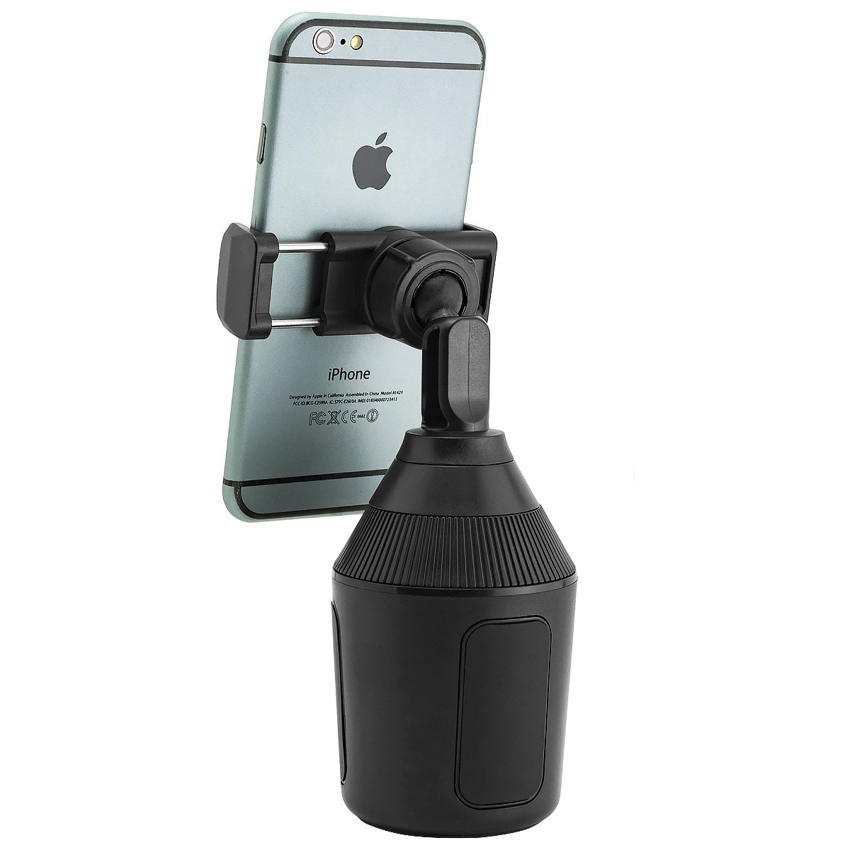 Supporto Telefono Universale Per Auto Nel Portabicchiere – 360°, Braccio Flessibile 8,4 Cm, Per IPhone E Smartphone