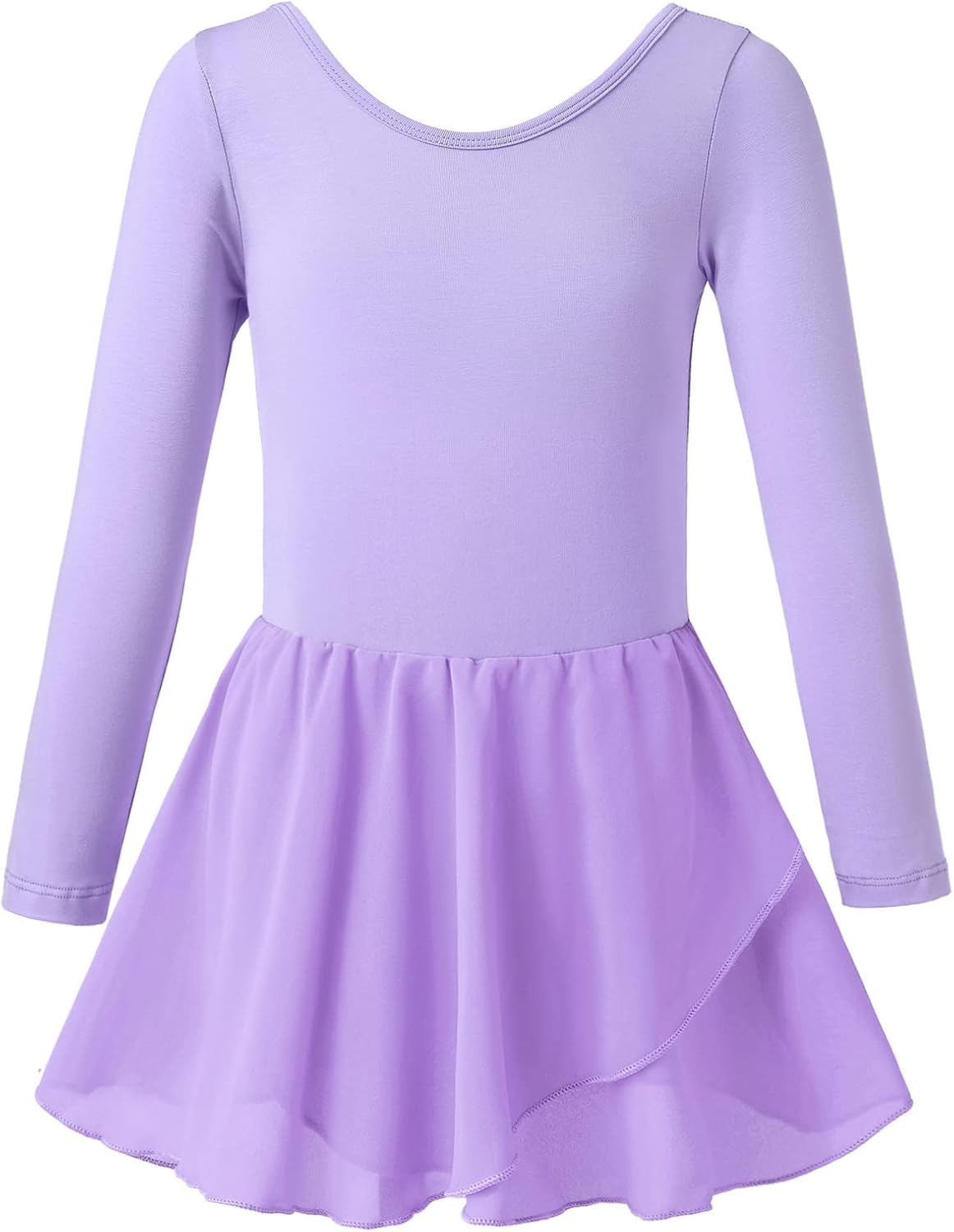 MERIABNY Tank/Long Sleeve Leotards for Girls Dance Solid Colors Ballet Tutu Dress for 3-9 Years : Clothing, Shoes & Jewelry