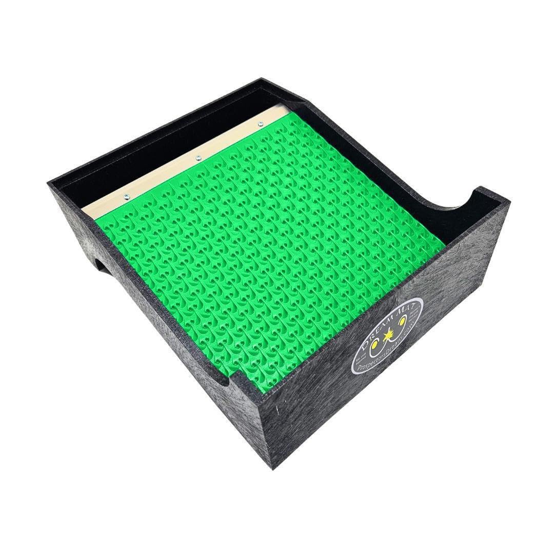 Dream Mat Gold Cube Tray with Micro Mat Gold Recovery Cube Mat - Elite Gold Prospecting - Cutting-Edge Technology for Fine and Large Gold Recovery