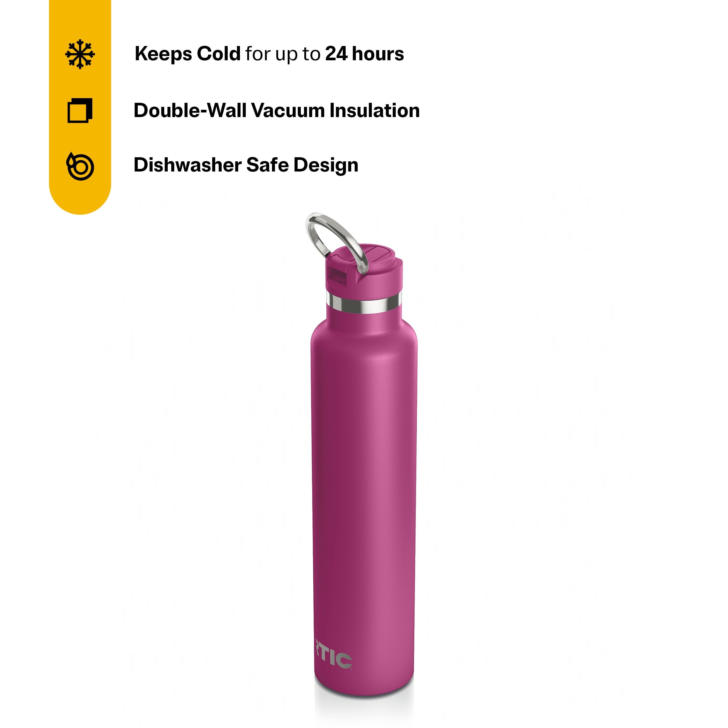 Amazon.com: RTIC 26oz Journey Water Bottle Ceramic Lined Metal