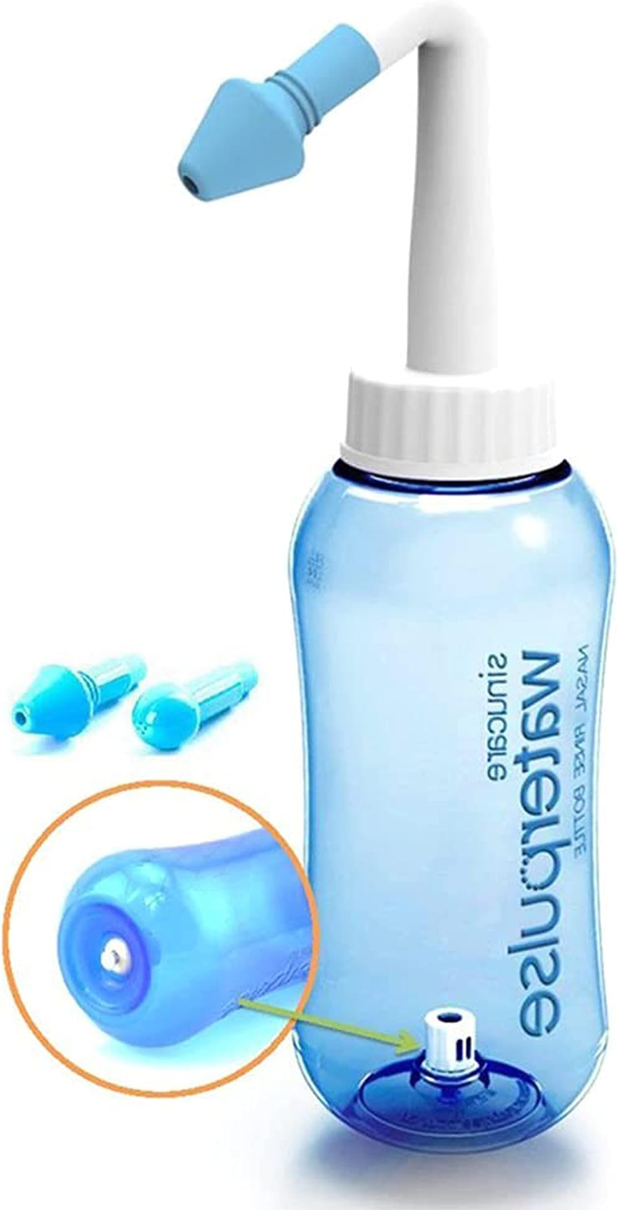 500ml Nasal Lavage Adjustable Nasal Wash Cleaner & Sinus Irrigation System with Allergic Rhinitis Nasal Irrigation for Adult and Kid