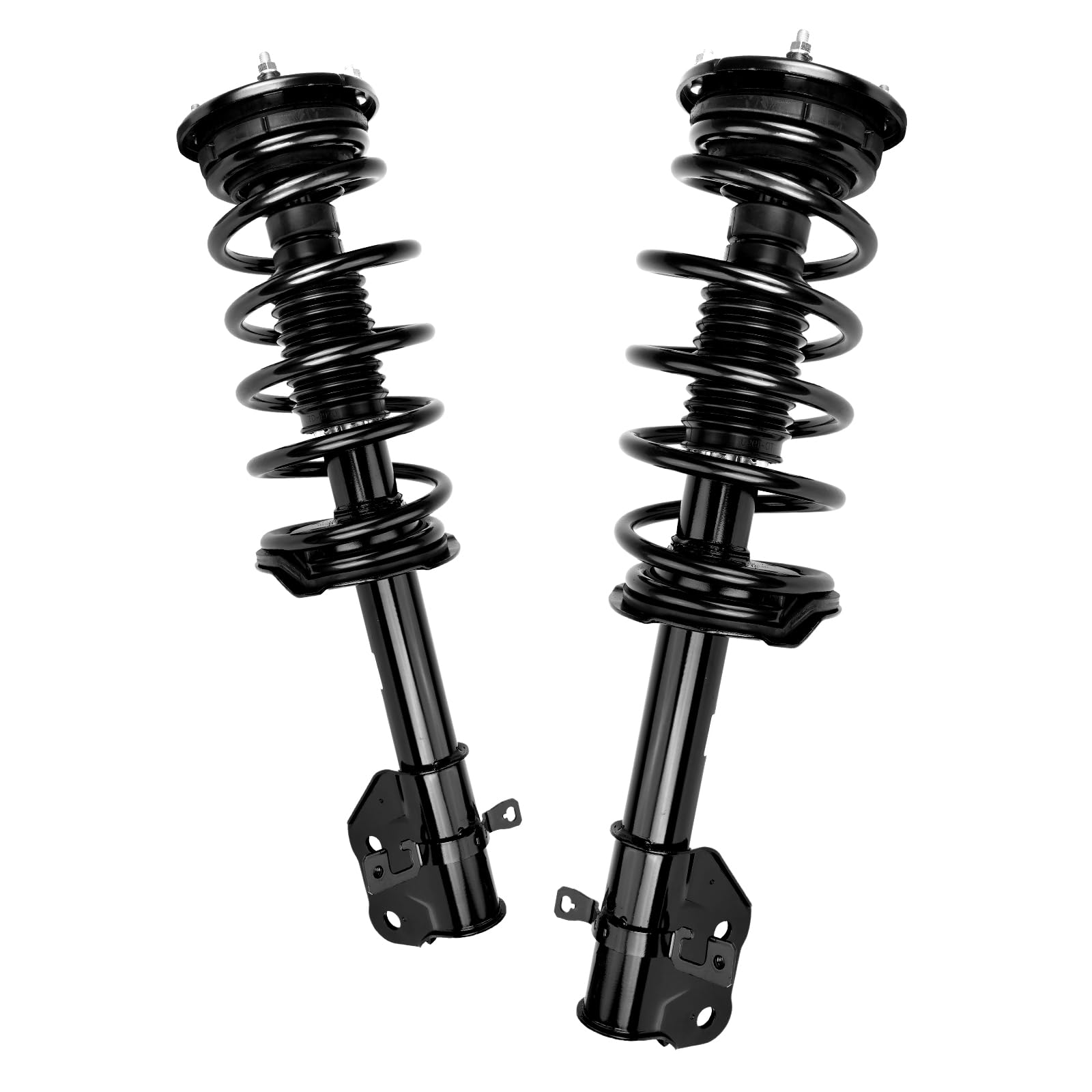 PHILTOP Front Struts for Ford 2011-2014 Edge,Ford 2007-2010 Edge 3.5L FWD, Shock Absorber Complete Suspension 172889+172888, Struts with Coil Spring Assemblies SAA157 2 Pcs
