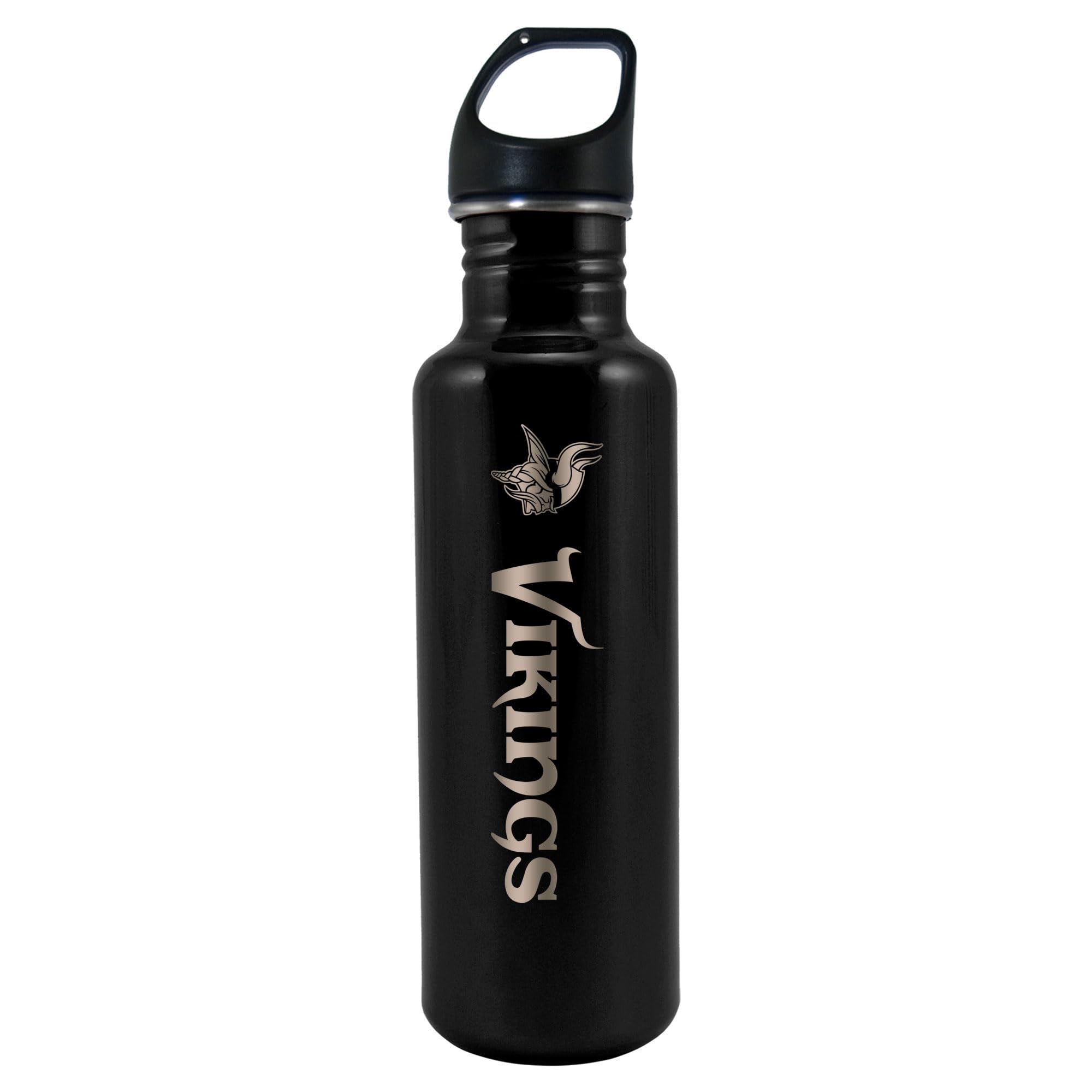 NFL Minnesota Vikings 750 ml Edelstahl Trinkflasche mit Lasergravur
