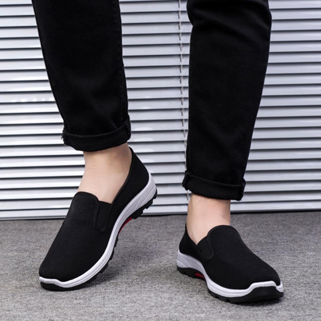 Stoffschuhe Herren Sommer Freizeit Schuhe Leichte Slip On Walkingschuhe