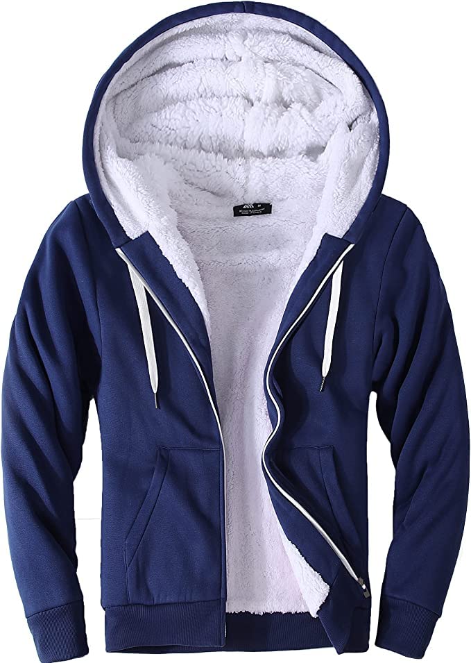 Kitaro Sweatjacke Kapuzenjacke Hoody Jacket Herren Baumwolle