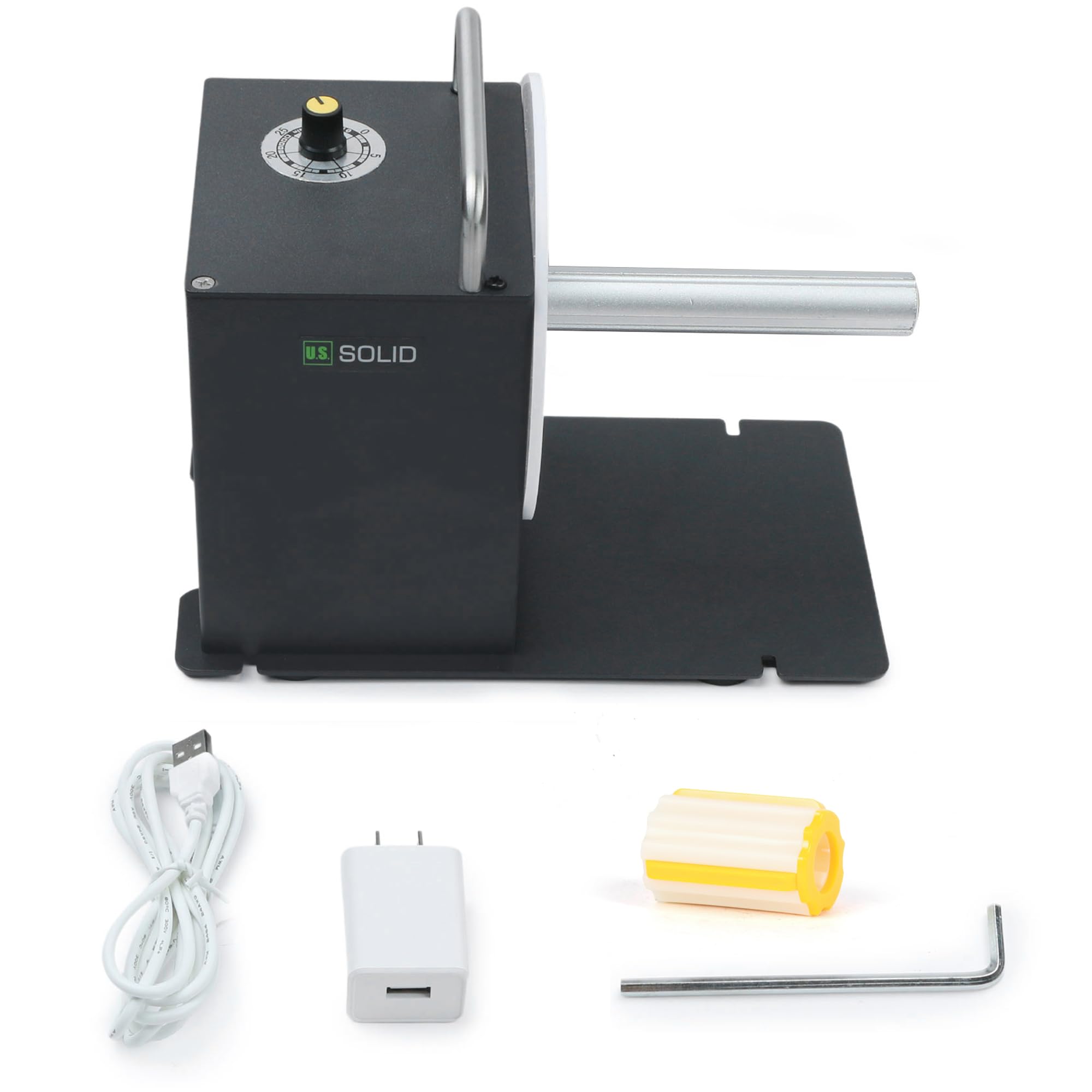 U.S. Solid Avvolgitore automatico per etichette – Supporto 1"/1,5", larghezza max 80 mm, alimentazione USB/AC 100–240 V