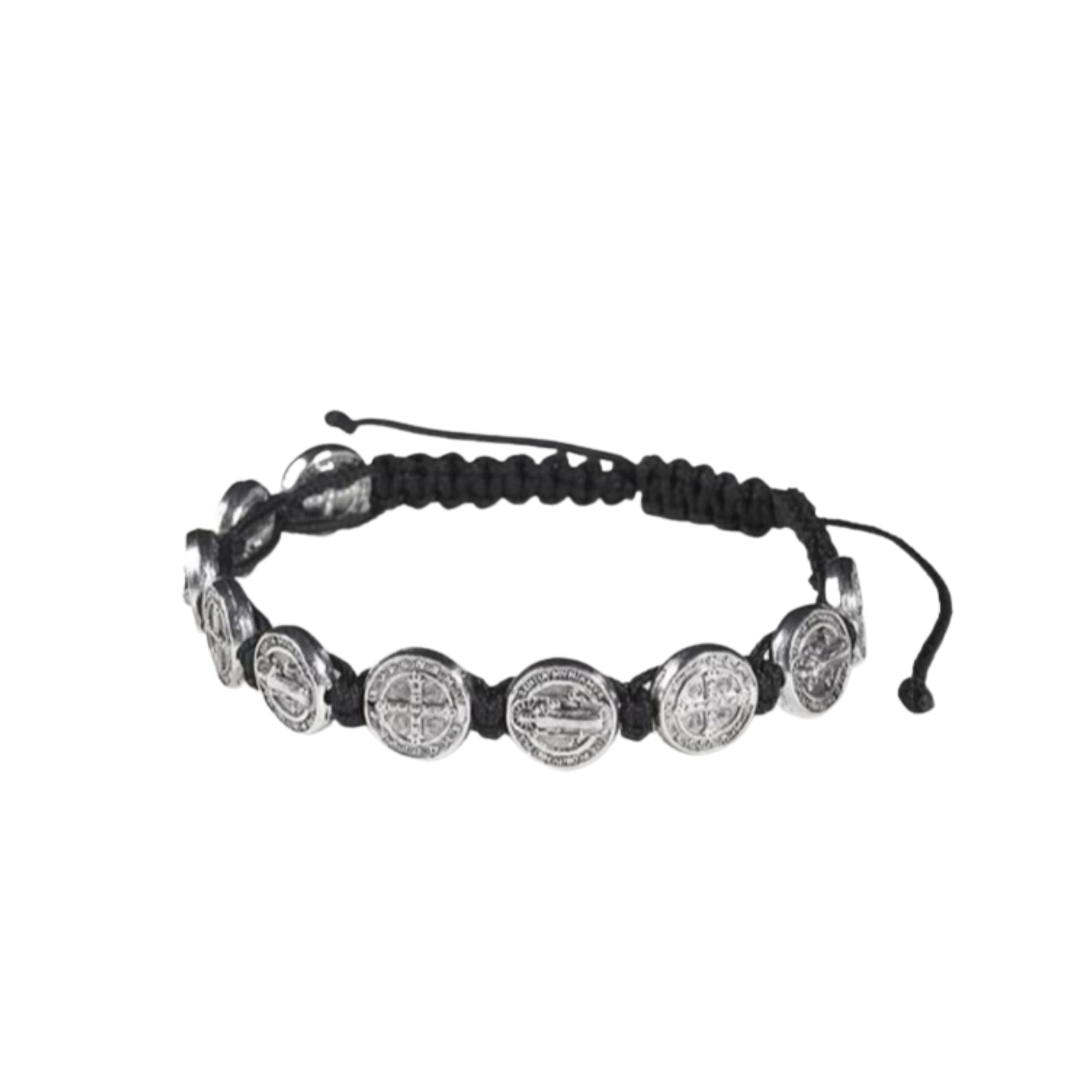 St. Benedict Medal Blessing Bracelet – Adjustable Stainless Steel Chain, Catholic Gift For Men & Women