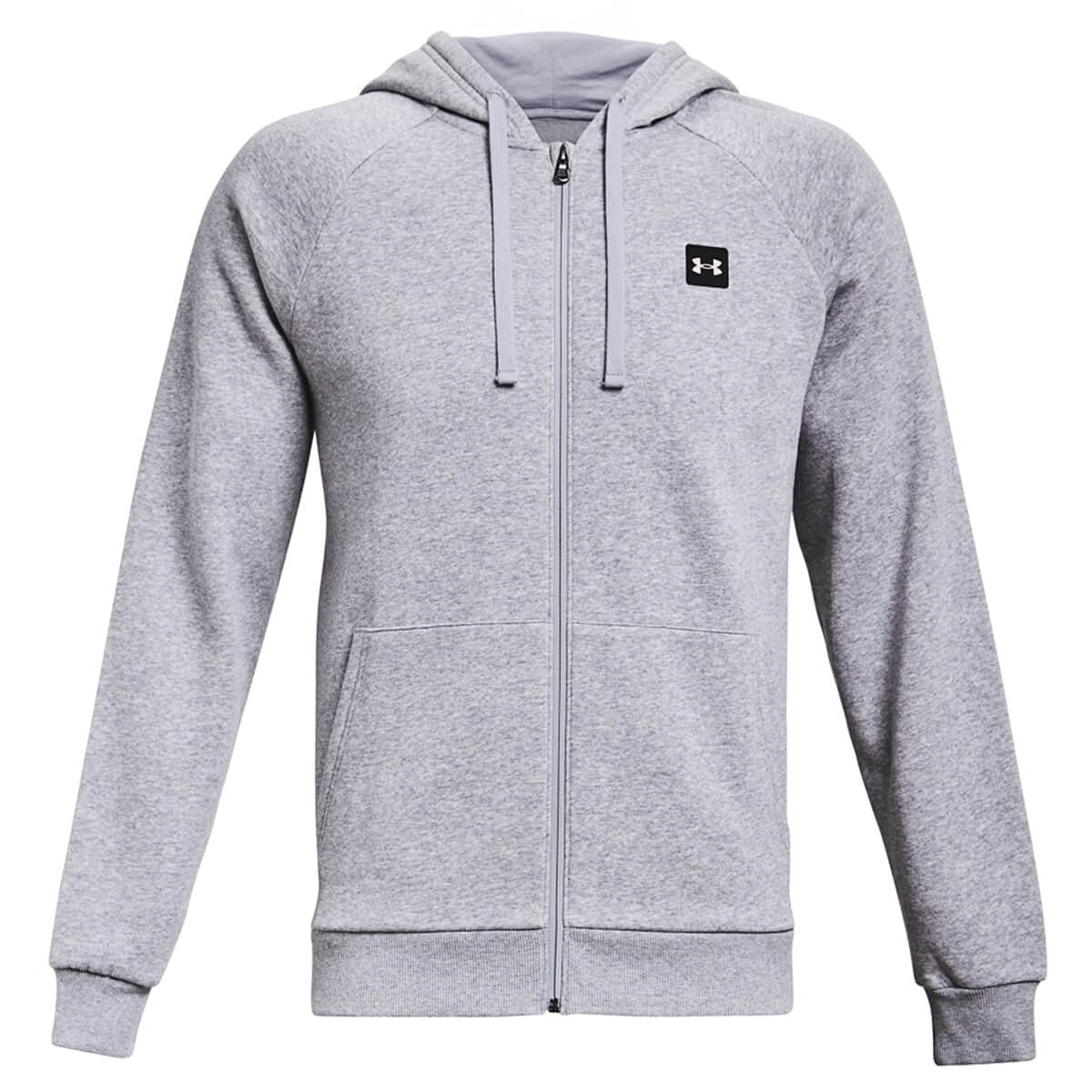 Under Armour Herren Ua Rival Cotton Fz Hoodie sportliche Sweatjacke, Warmer Kapuzenpullover mit durchgehendem Reißverschluss (1er Pack)