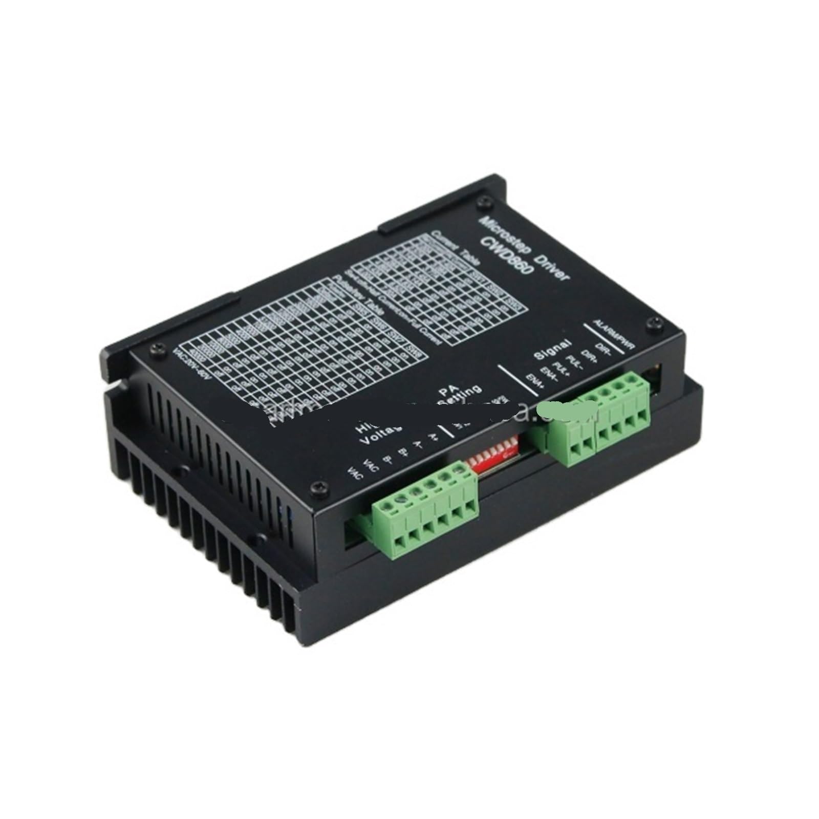 Silnik Wrzeciona, CWD860 Cyfrowy 2-fazowy sterownik silnika krokowego 7,2 A 20VAC do 60VAC lub 24VDC do 90VDC Sterownik silnika krokowego
