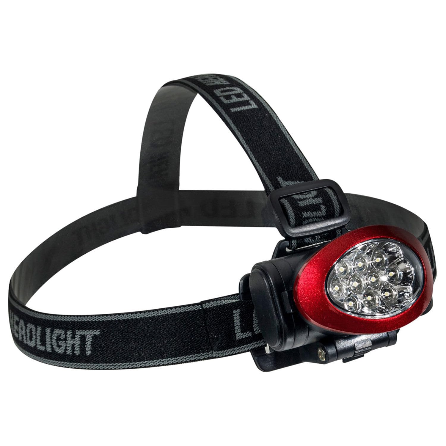 Go Green Power GG-113-10HLRD GoGreen Power 10 LED Head light with Strobe, Red (GG-113-10HLRD)