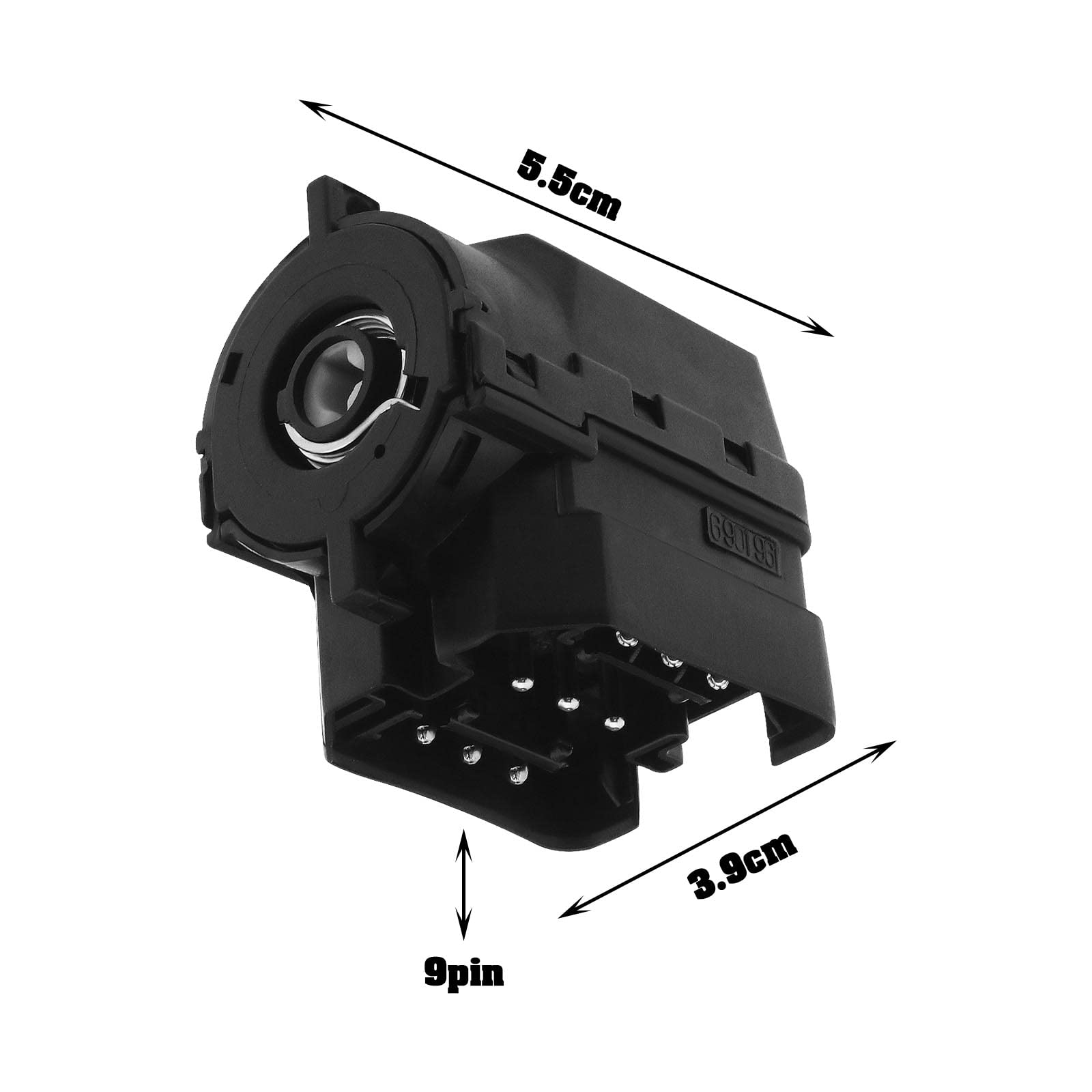 ECSiNG Interrupteur de Démarrage d'allumage 61326901961 61328363706 61328352011 Remplacement Compatible avec BMW Série 3 E46/ Série 5 E39/ Série 7 E38/ X3 E83 Accessoires de Voiture