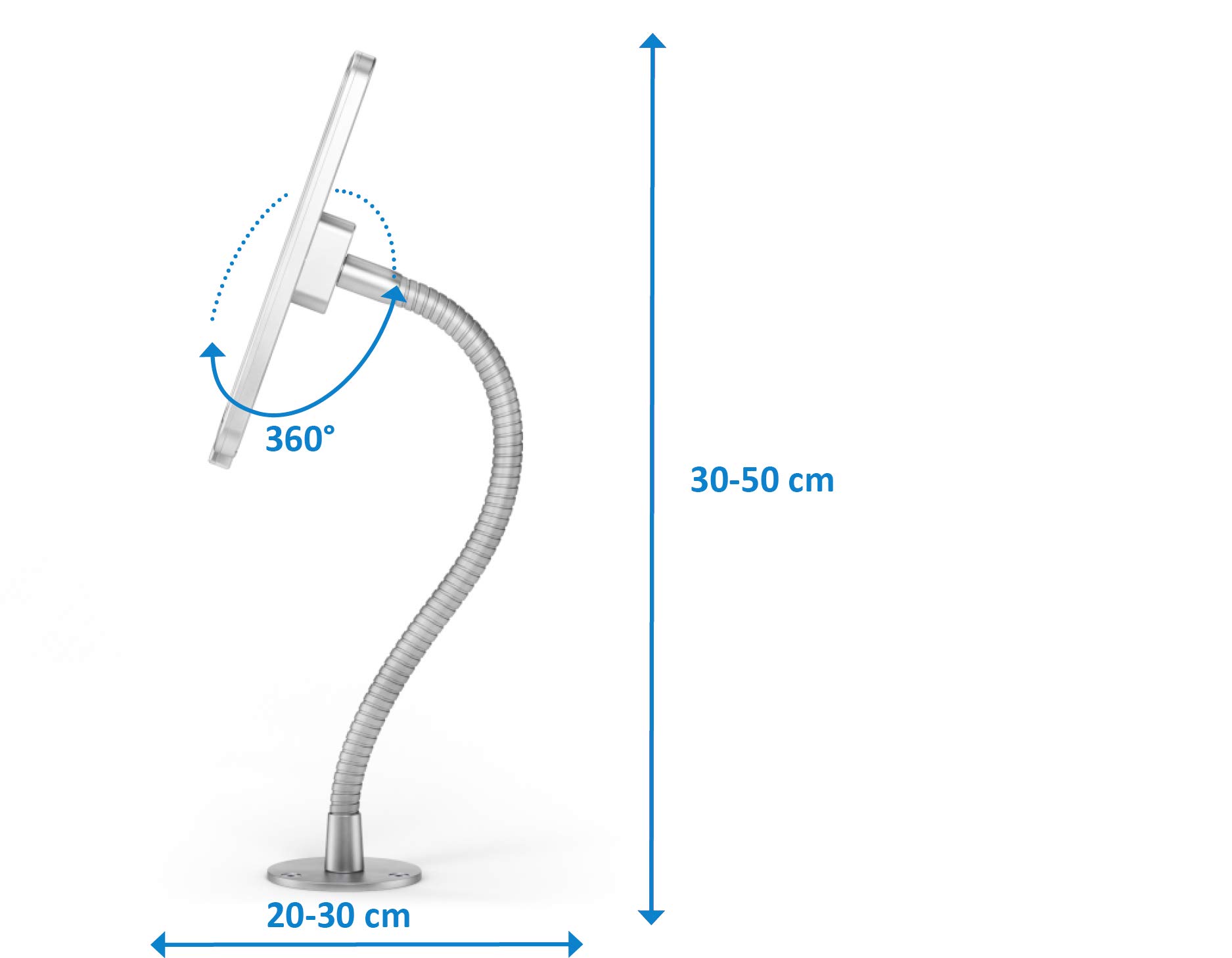 @ Desk secure2 iPad Supporto da tavolo con iPad Antifurto e funzione di ricarica