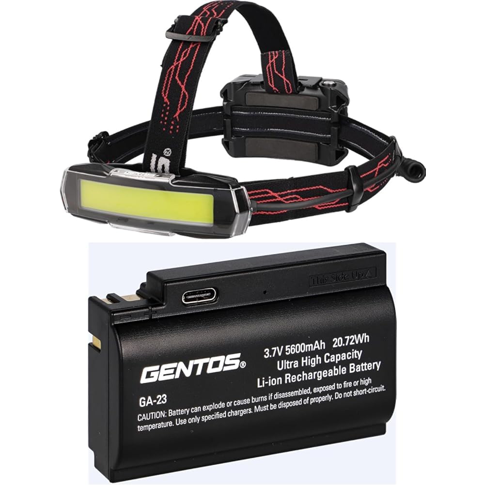 Amazon.co.jp: 【セット買い】 GENTOS(ジェントス) LED ヘッドライト