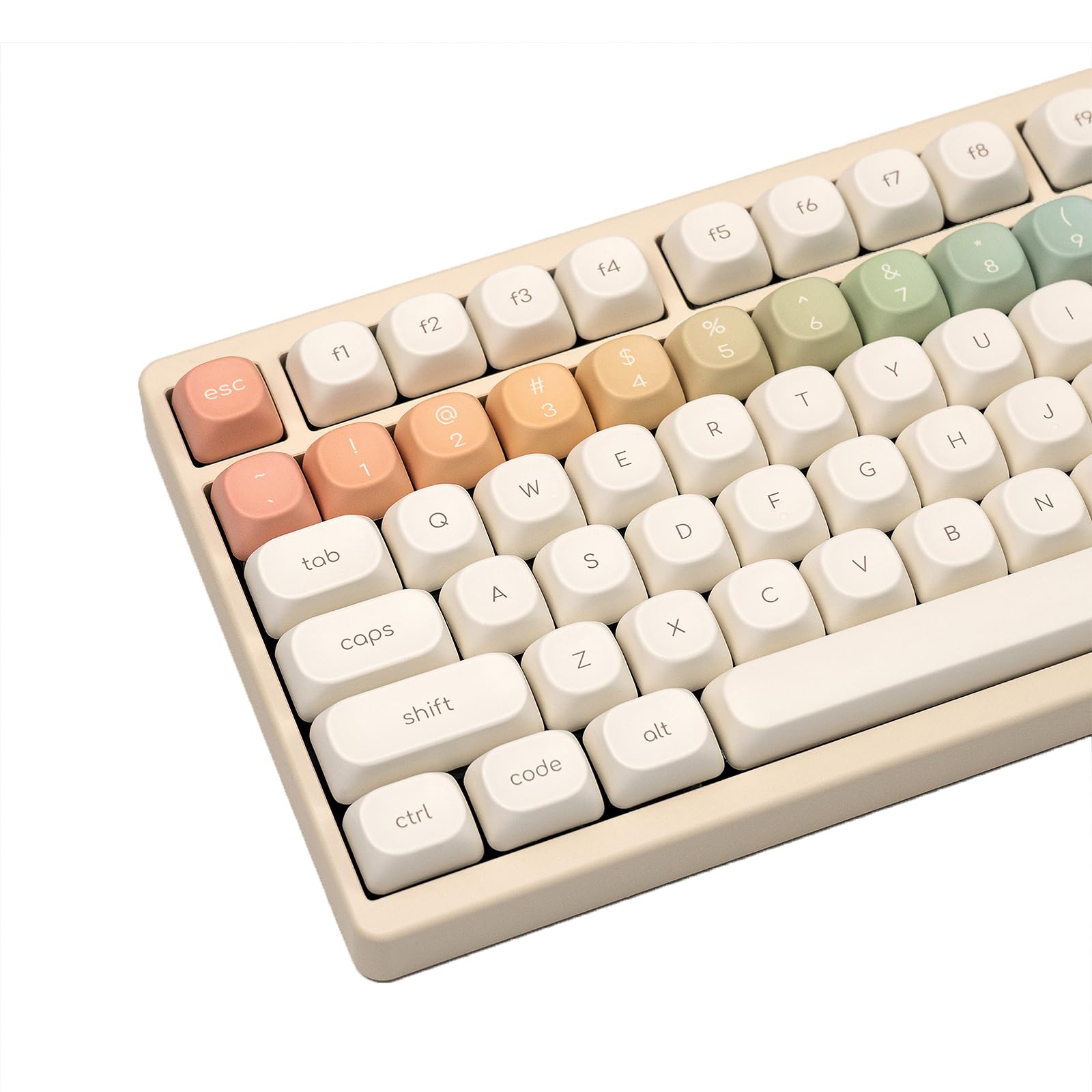 Amazon.com: MOA Profile Keycaps, Rainbow PBT Keycap, Minimalist