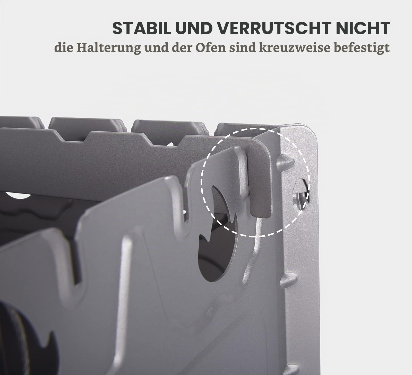 iBasingo Titan Herd Camping Kocher Holzofen Tragbarer Brenner Outdoor Abnehmbare Bushbox mit Topflappen Leichter Lagerfeuer BBQ Holzkohlekocher Fester Alkoholerhitzer Picknick Küchen Kochset Ti2008C