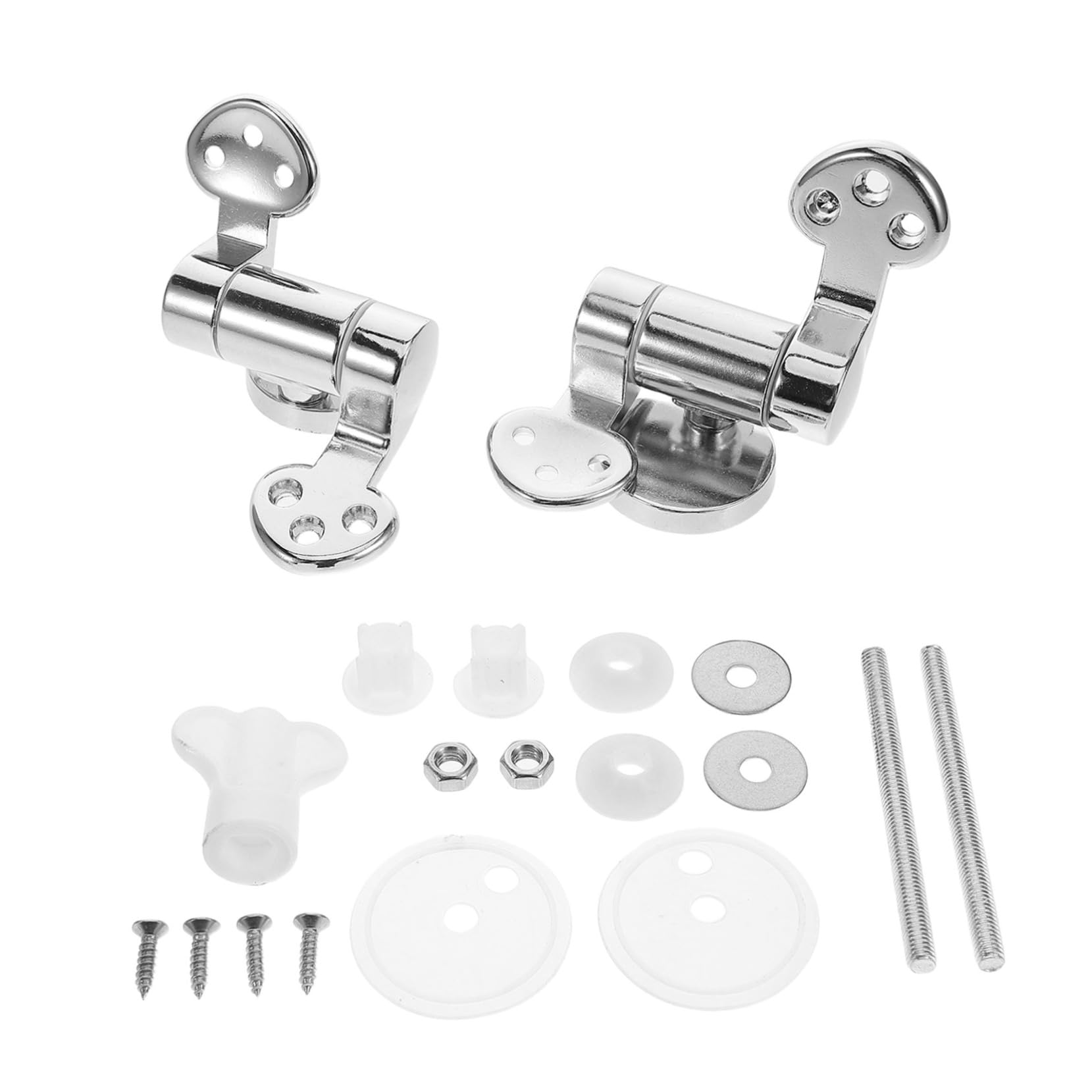 Charnières zinc de toilette Kisangel pour mécanisme fermeture douce avec fixation