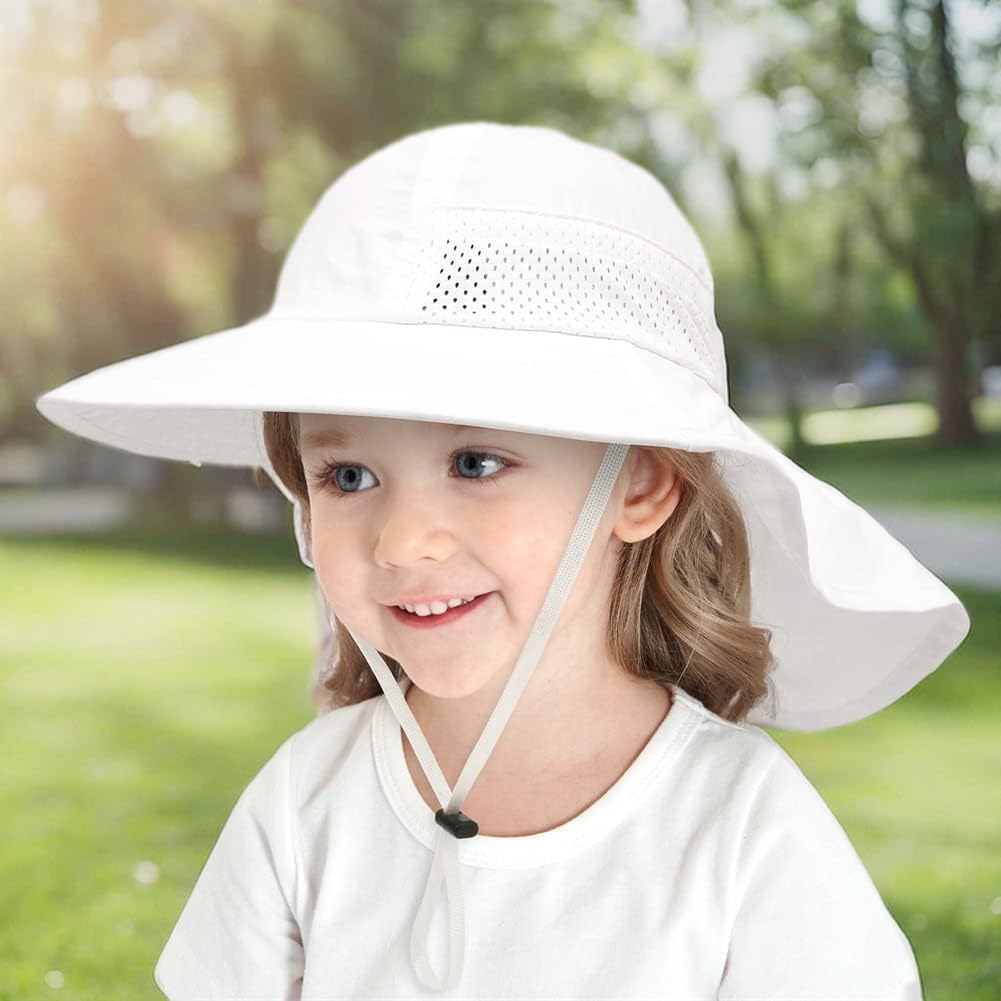 Baby Sun Protection Hat for Infant Toddlers Boys Girls UPF 50+ Sunhat for Outdoor Beach Swim - Image 6