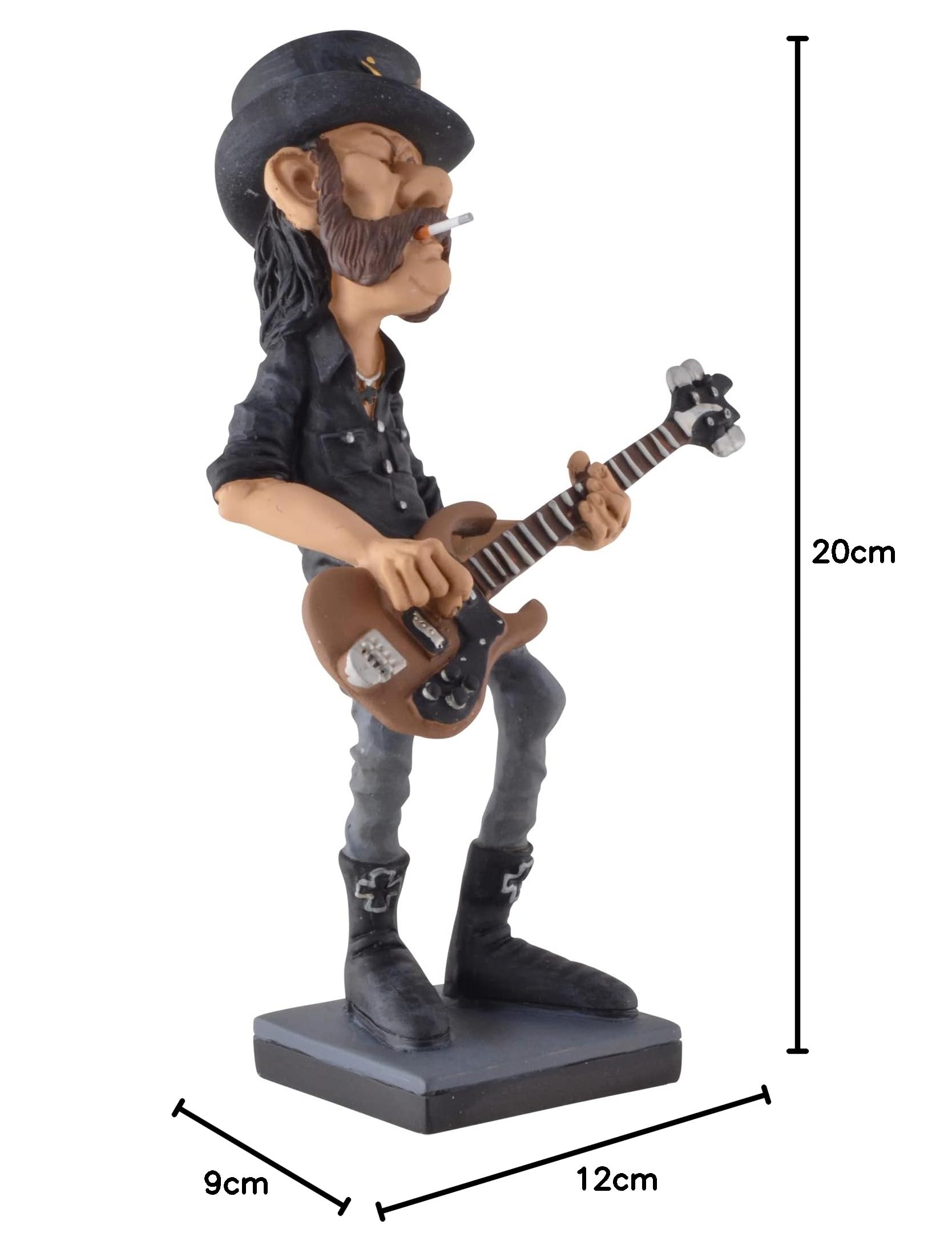 VOGLER Joh. Vogler GmbH Funny Life - Rockstar Lemmy, od najgłośniejszego zespołu na świecie, Born to lose, live to Win, ze sztucznego kamienia, ręcznie malowany, kolekcja Warren Stratford