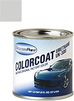 Vista 195 de Pen Automotive - Pintura de retoque para Infiniti G35 - Silverstone Metallic Clearcoat WV2 - Color+Paquete de capa transparente