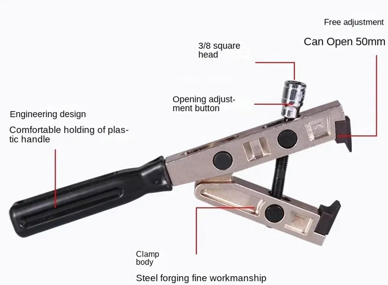 Ergonomic Handle CV Boot Plier 3/8inch for Efficient Covers Removal Clamp Installation in Automotive Repair