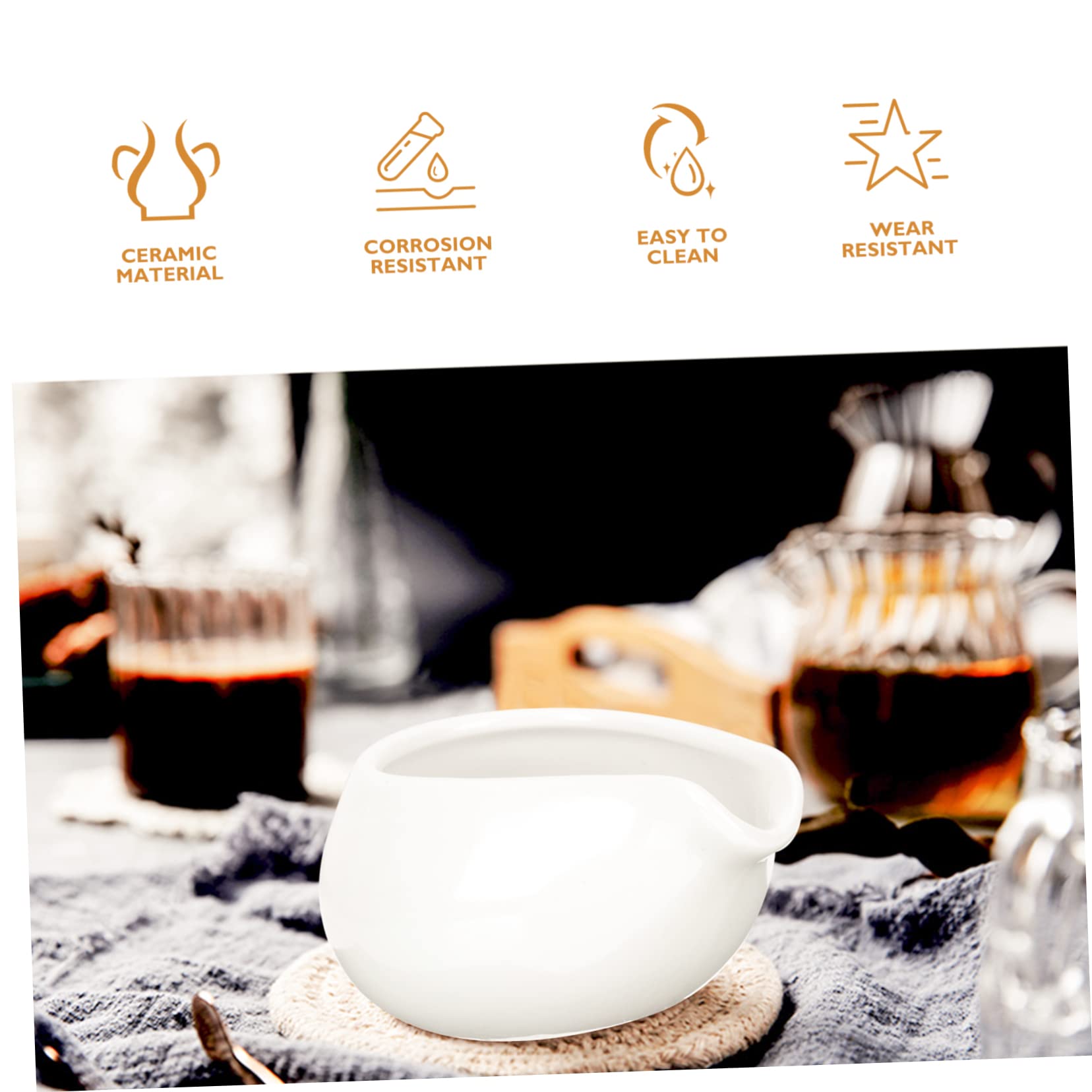 2pezzi Brocche Per Latte e Salse Contenitori Versatili Per Condimenti Latte Per e Facili e Maneggiare