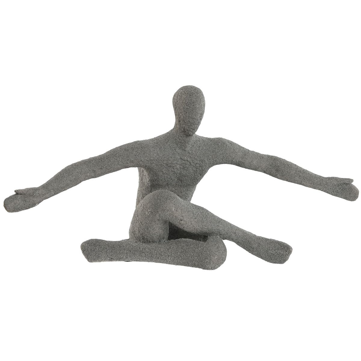 Figura decorativa grigia 57 x 19,5 x 26,8 cm