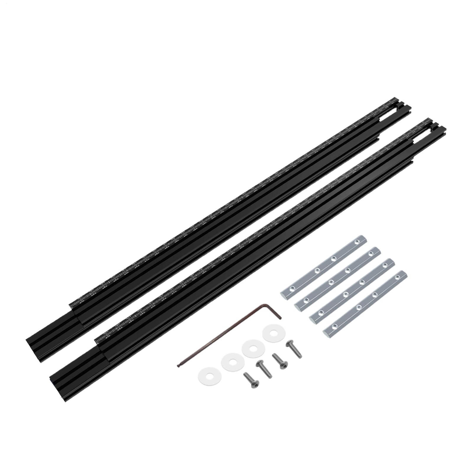 Guía de aserrado | Carril de apoyo para trituradora de madera - Guía deslizante ajustable,Para grabado, triturador, ranurado, fresado, taller