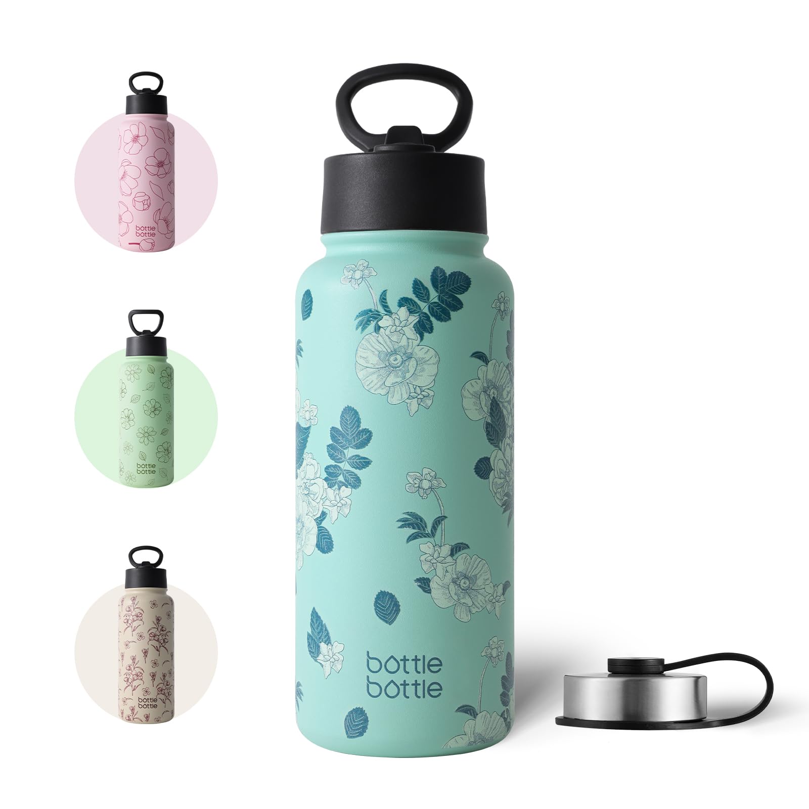 Amazon | BOTTLE BOTTLE 1リットル 水筒 ステンレス ウォーターボトル