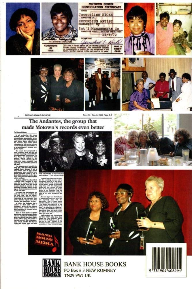 Motown From The Background: The Authorized Biography of the Andantes
