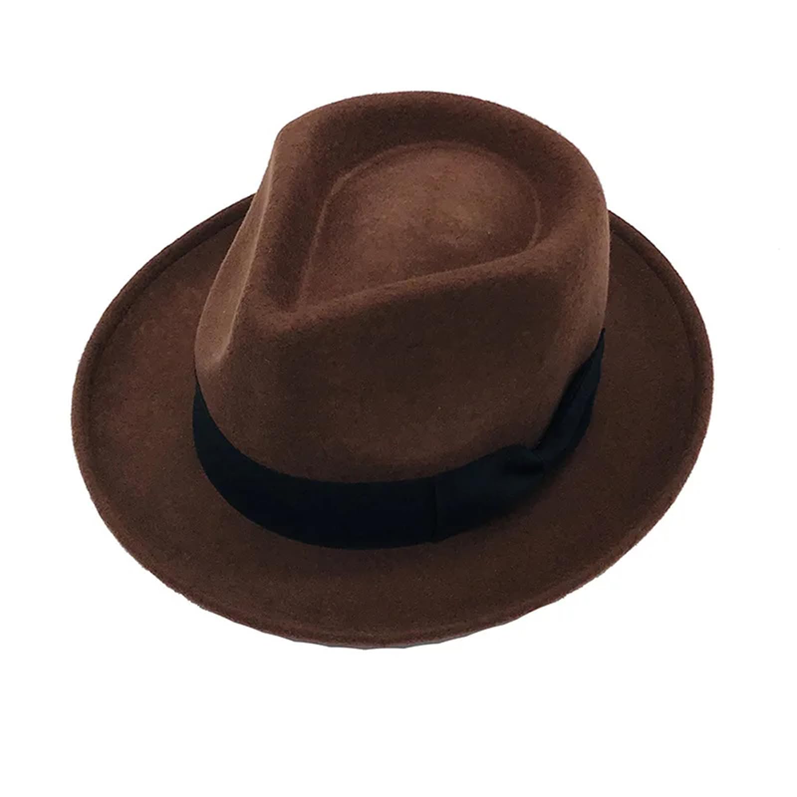 Cappello Fedora da donna a tesa larga unisex Bowknot Jazz Cap cappelli da cowboy