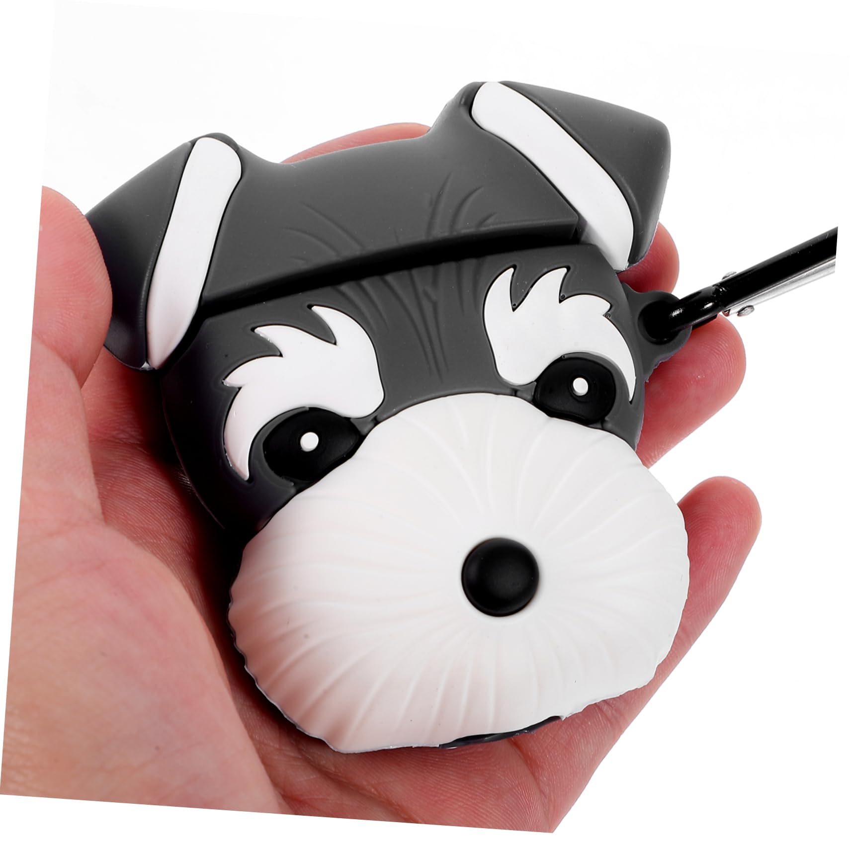 DOITOOL 3piezas Funda De Silicona para Auriculares Inalámbricos Sherry-Dog Protector De Caídas y Golpes Compatible Diseño De Cartoon Incluye Gancho