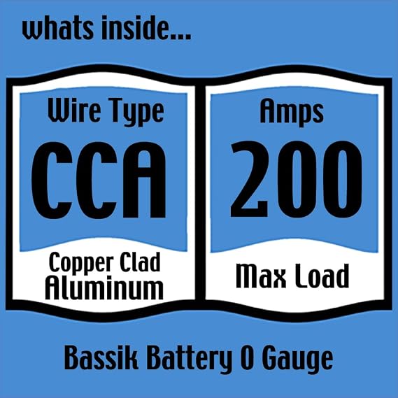 KnuKonceptz Bassik 1/0 Gauge AWG Primary Automotive Battery Power/Ground Wire Cable - Black 5 Feet